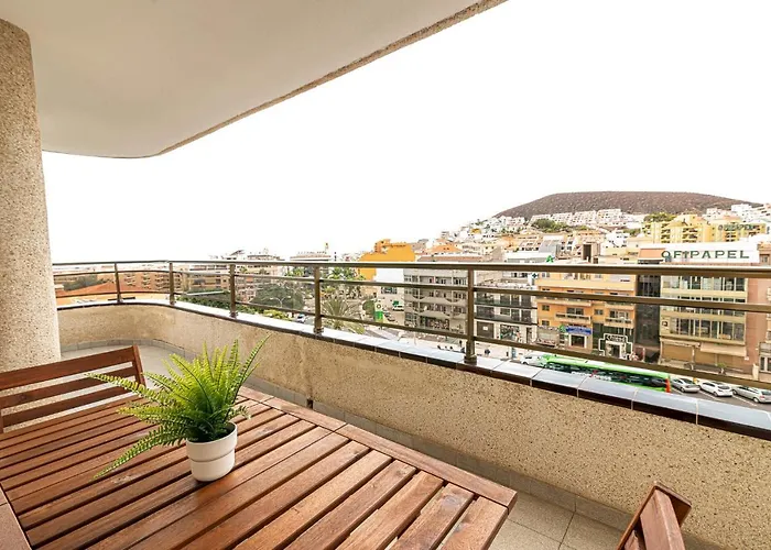 Cristianos - Views And Spacious Valdes Center 1 - As De Casas アパート ロスクリスティアーノス