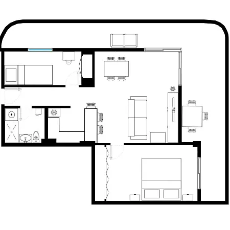 As De Casas - Valdes Center 1 - Cristianos Апартаменты Лос Кристианос
